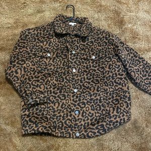 Leopard print jacket